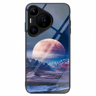 Coque Huawei Pura 70 Verre Trempé Planète Blanche