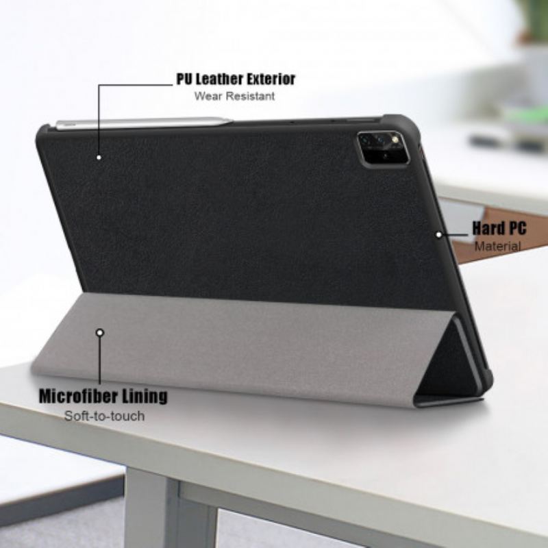 Smart Case Huawei MatePad Pro 12.6 (2021) Tri Fold Coins Renforcés