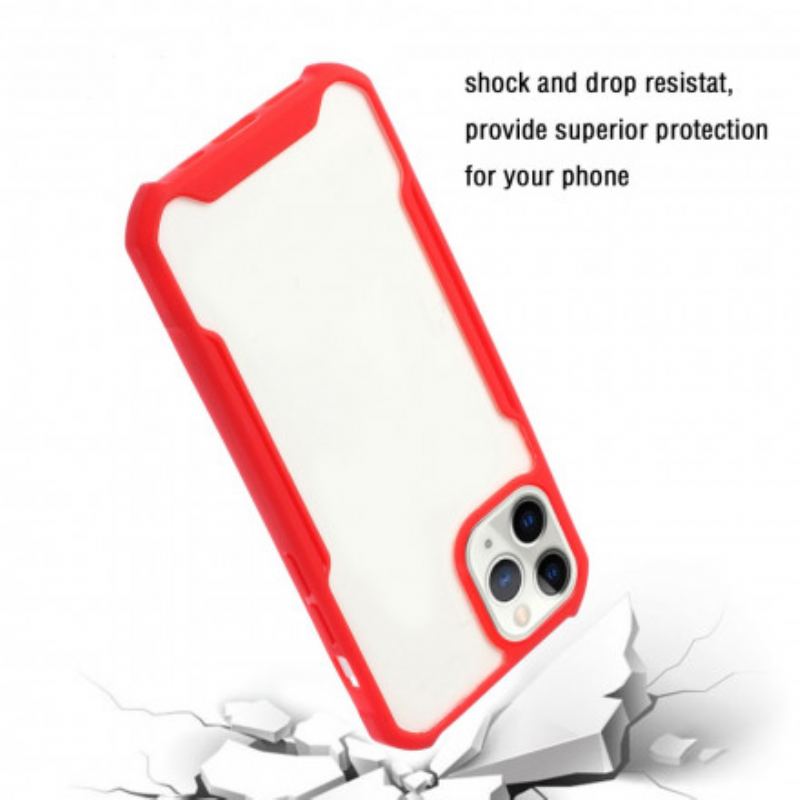 Coque iPhone 11 Pro Max Hybride Rebords Colorés