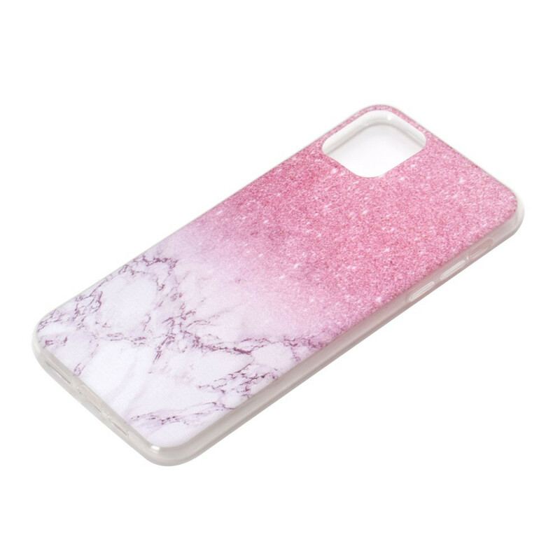 Coque iPhone 11 Pro Max Marbre Magenta