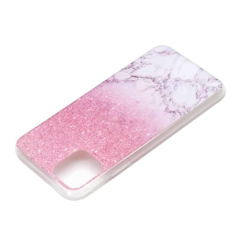 Coque iPhone 11 Pro Max Marbre Magenta