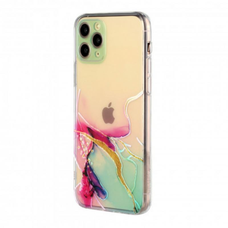 Coque iPhone 11 Pro Max Silicone Flexible Artistique