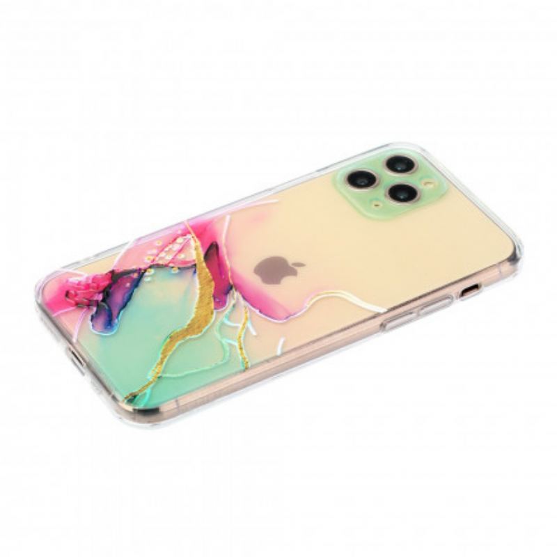 Coque iPhone 11 Pro Max Silicone Flexible Artistique