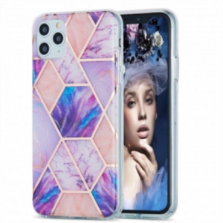 Coque iPhone 11 Pro Max  Silicone Marbre Géométrie