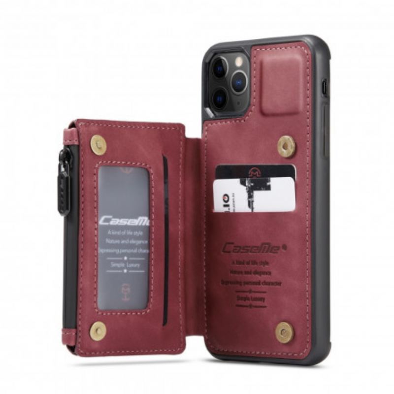 Coque iPhone 11 Pro Max Style Portefeuille CASEME