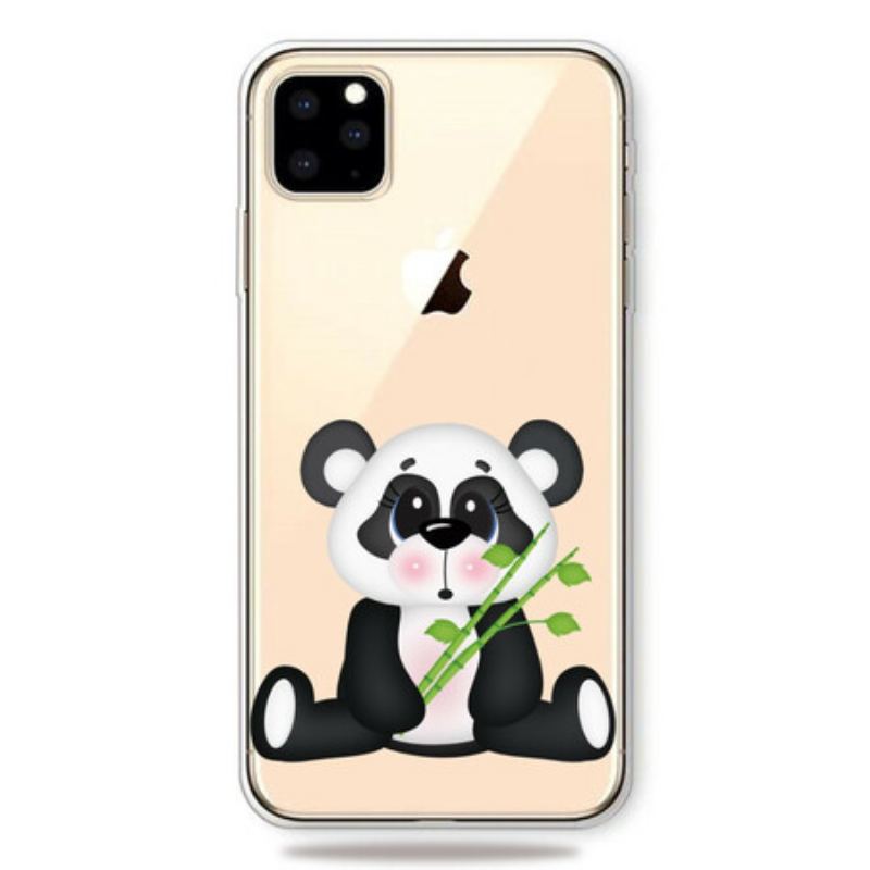 Coque iPhone 11 Pro Max Transparente Panda Triste