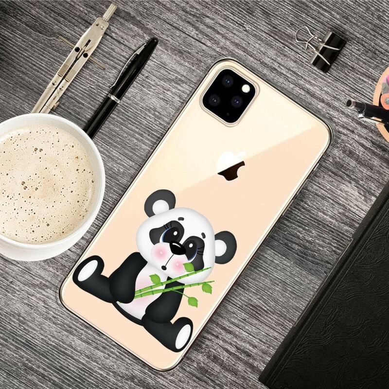 Coque iPhone 11 Pro Max Transparente Panda Triste