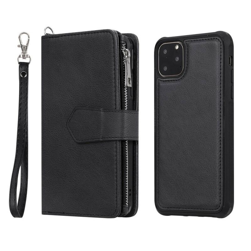 Housse iPhone 11 Pro Max Coque Détachable Portefeuille