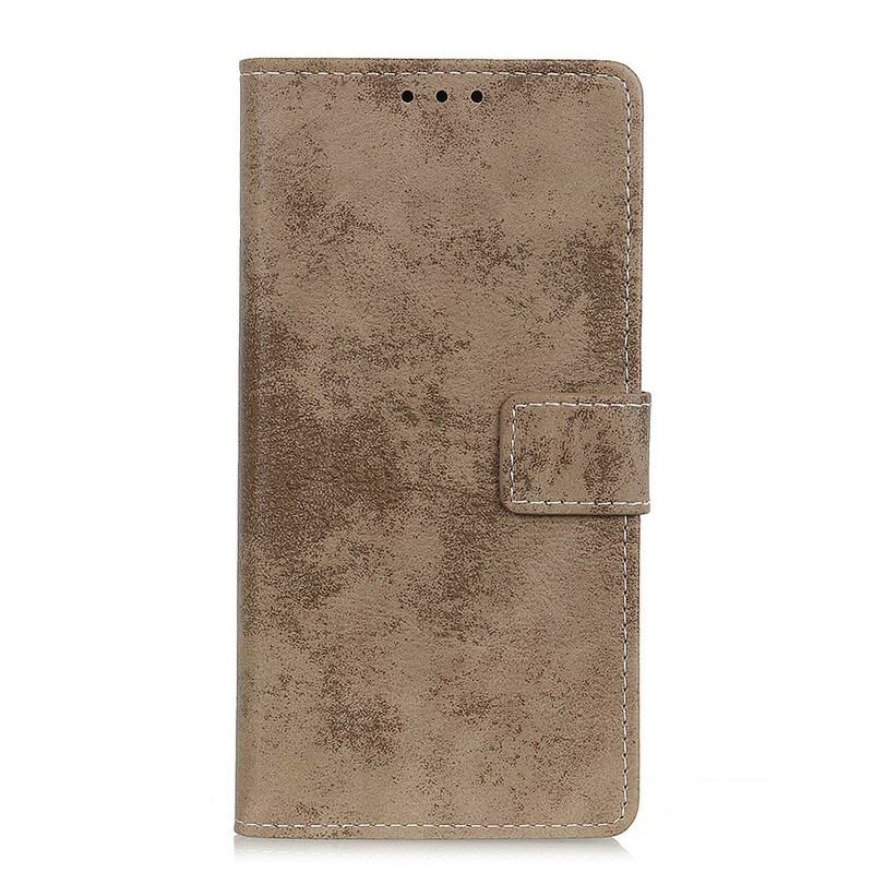 Housse iPhone 11 Pro Max Effet Cuir Vintage