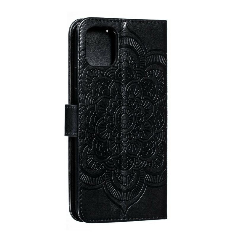 Housse iPhone 11 Pro Max Mandala Entier à Lanière