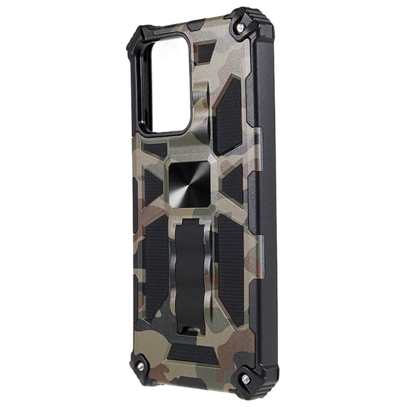 Coque Xiaomi Redmi Note 12/Poco X5 5G Camouflage Support Amovible