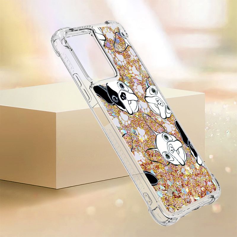 Coque Xiaomi Redmi Note 12/Poco X5 5G Paillettes Mr Chien