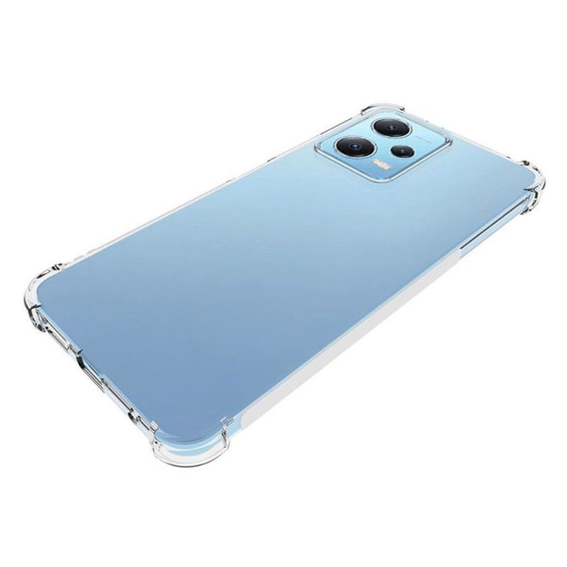 Coque Xiaomi Redmi Note 12/Poco X5 5G Transparente Coins Renforcés