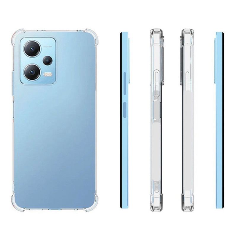 Coque Xiaomi Redmi Note 12/Poco X5 5G Transparente Coins Renforcés