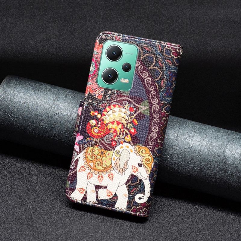 Housse Xiaomi Redmi Note 12/Poco X5 5G Éléphant Tribal