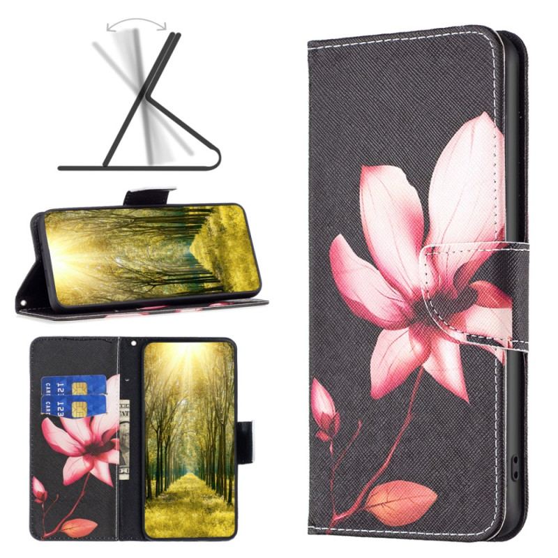 Housse Xiaomi Redmi Note 12/Poco X5 5G Fleur Rose