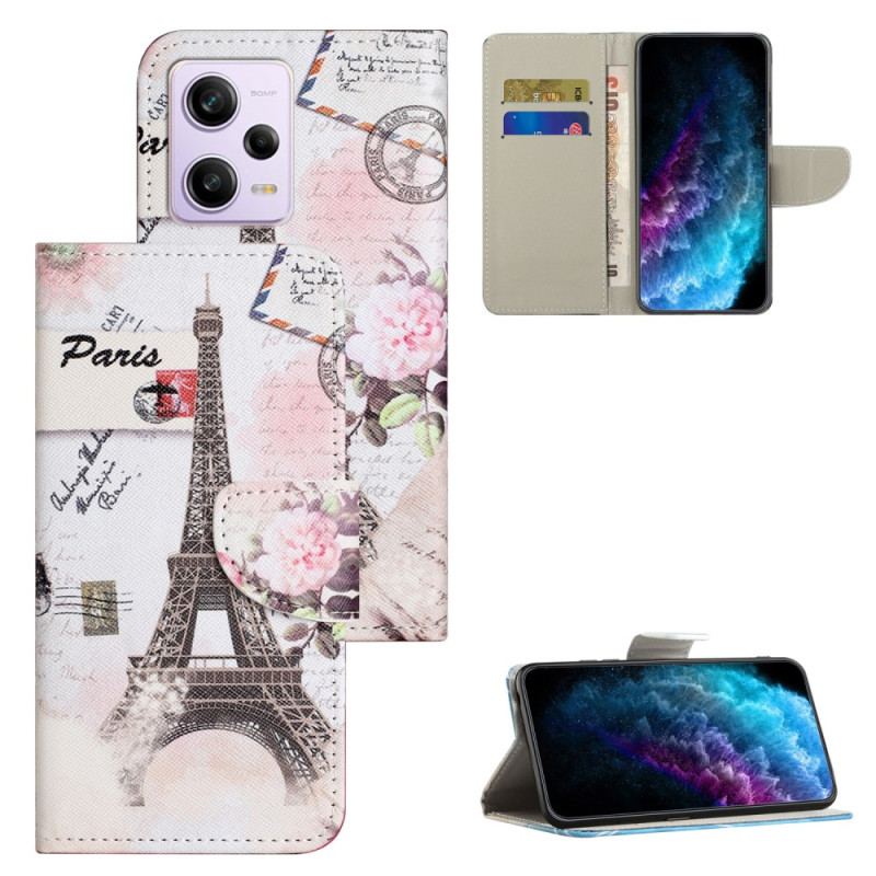 Housse Xiaomi Redmi Note 12/Poco X5 5G Tour Eiffel