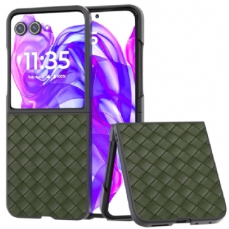 Coque Motorola Razr 50 Ultra Texture Tissée