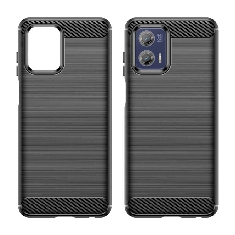 Coque Moto G73 5G Fibre Carbone Brossée