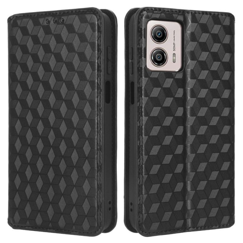 Flip Cover Moto G73 5G Motif 3D