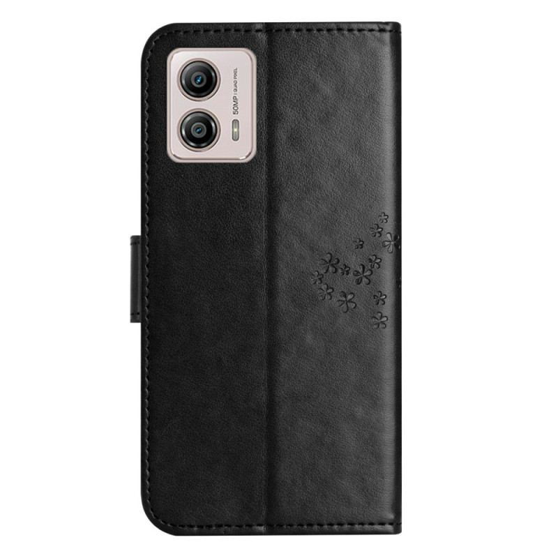 Housse Moto G73 5G Arbre aux Hiboux