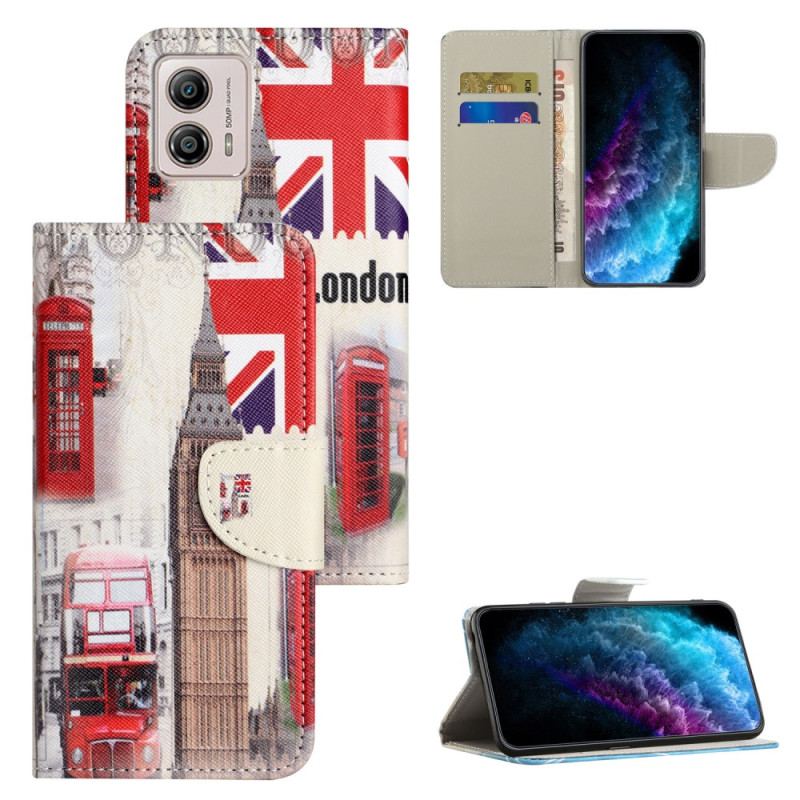 Housse Moto G73 5G London Life