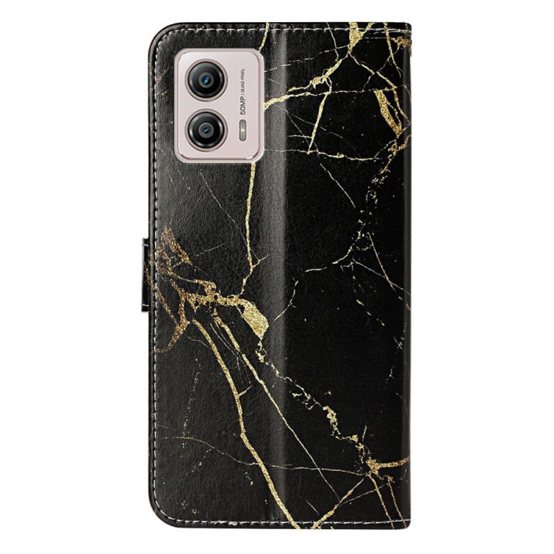 Housse Moto G73 5G Marbre