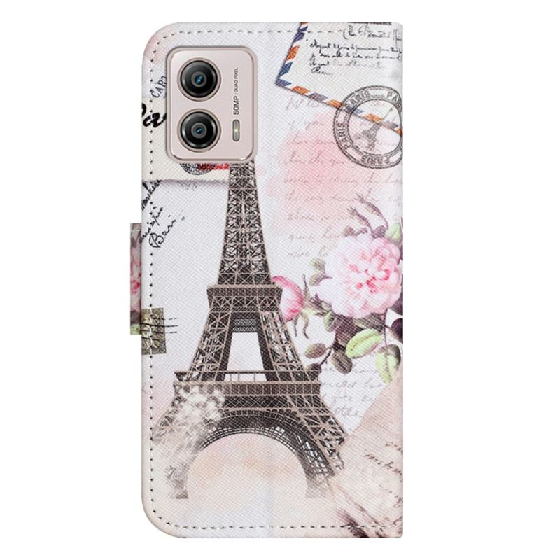 Housse Moto G73 5G Tour Eiffel