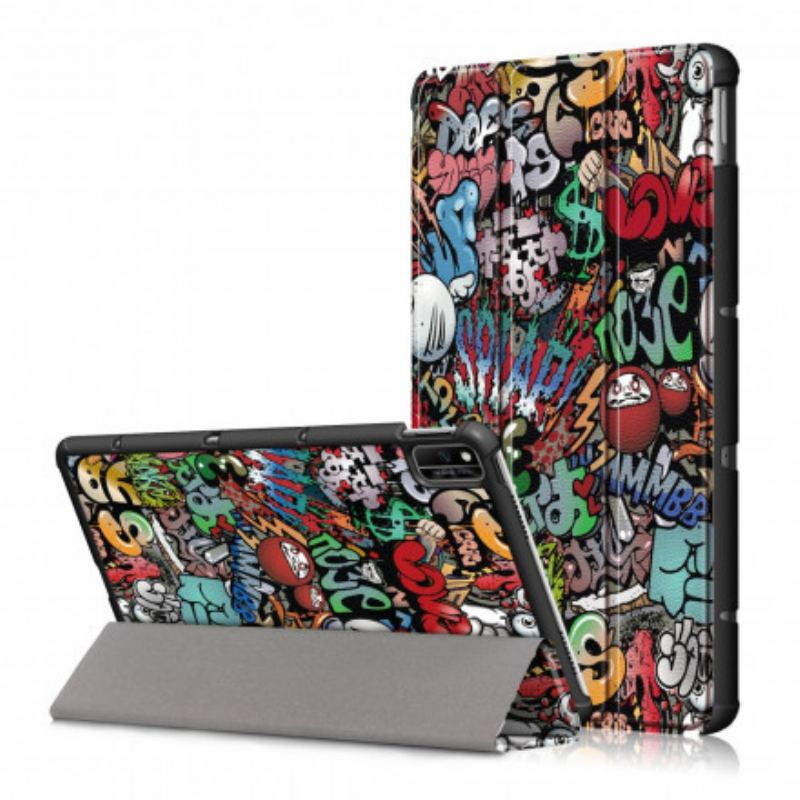 Smart Case Huawei MatePad New Renforcée Graffitis Fun