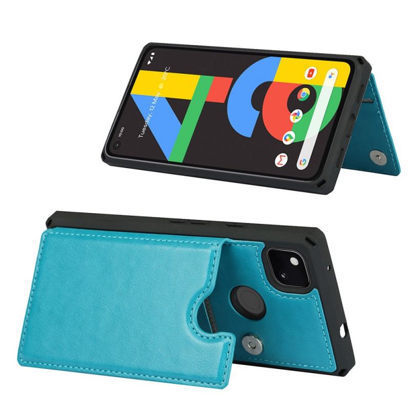 Coque Google Pixel 4a Porte-Cartes Support et Lanière