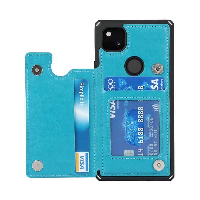 Coque Google Pixel 4a Porte-Cartes Support et Lanière