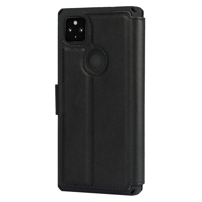 Housse Google Pixel 4a Simili Cuir à Lanière