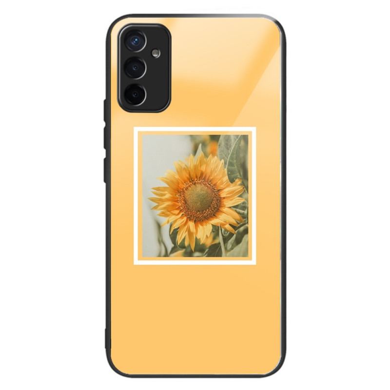 Coque Samsung Galaxy M13 Verre Trempé Variation Tournesols