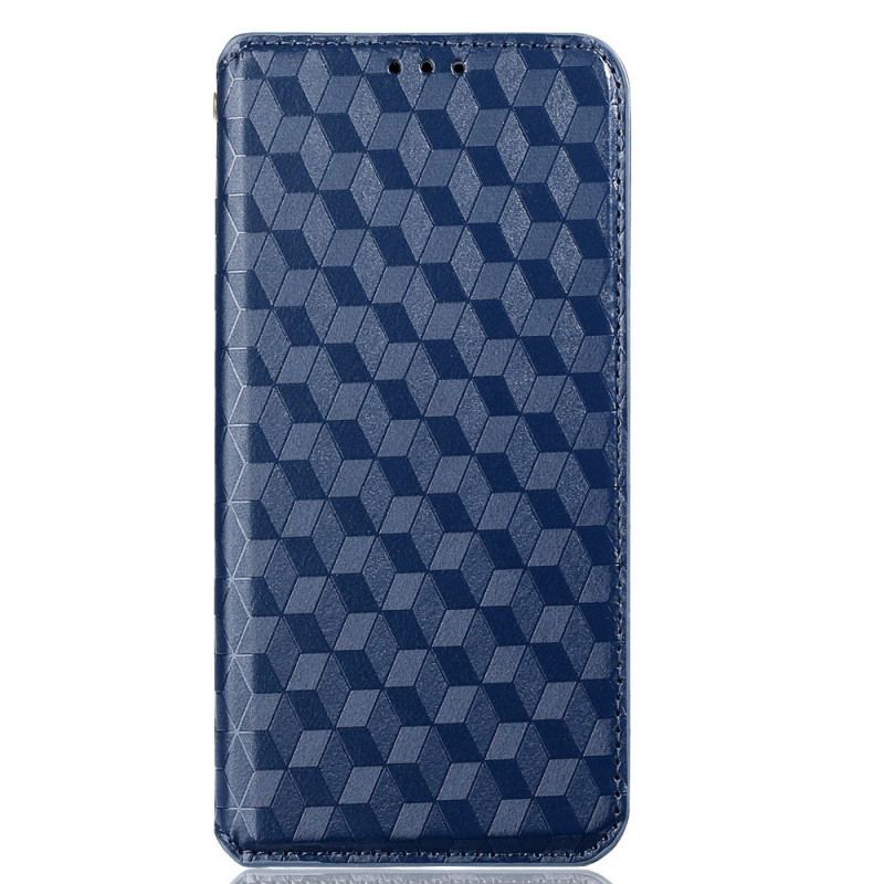 Flip Cover Samsung Galaxy M13 Cubes 3D