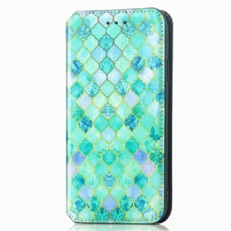 Flip Cover Samsung Galaxy M13 Design RFID Caseneo