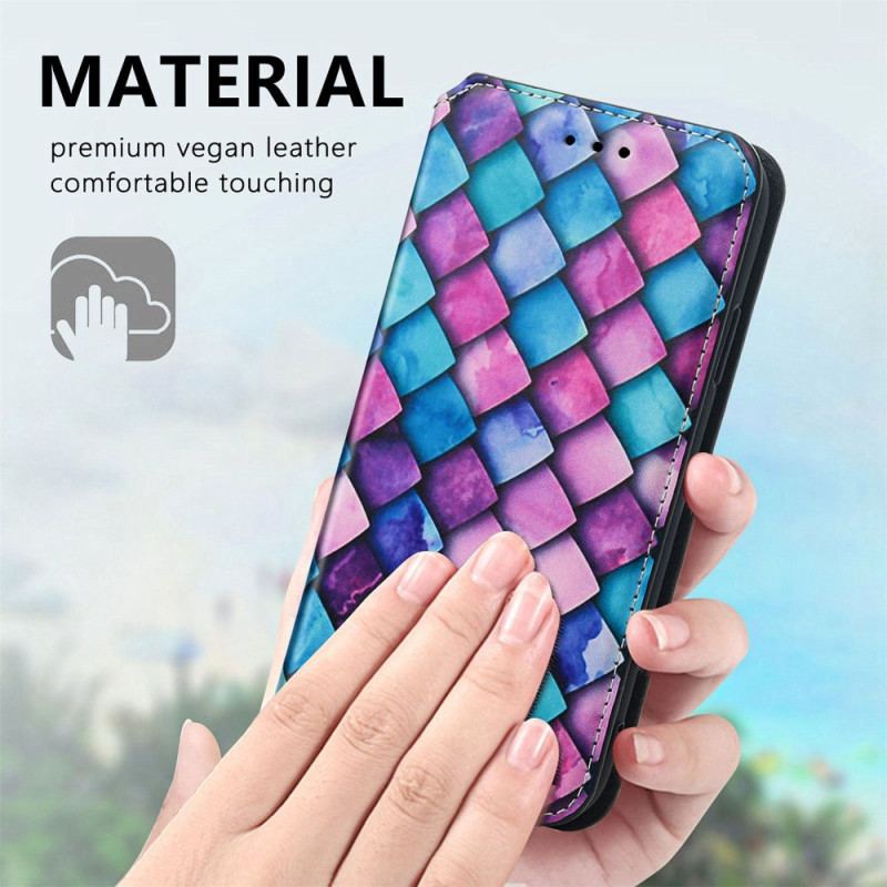 Flip Cover Samsung Galaxy M13 Design RFID Caseneo