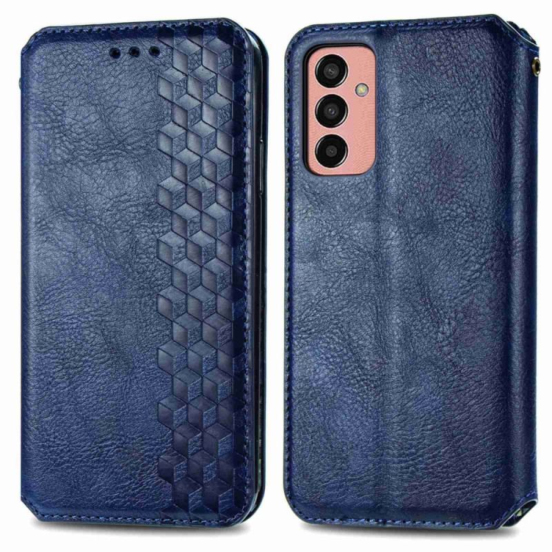 Flip Cover Samsung Galaxy M13 Effet Cuir Motif