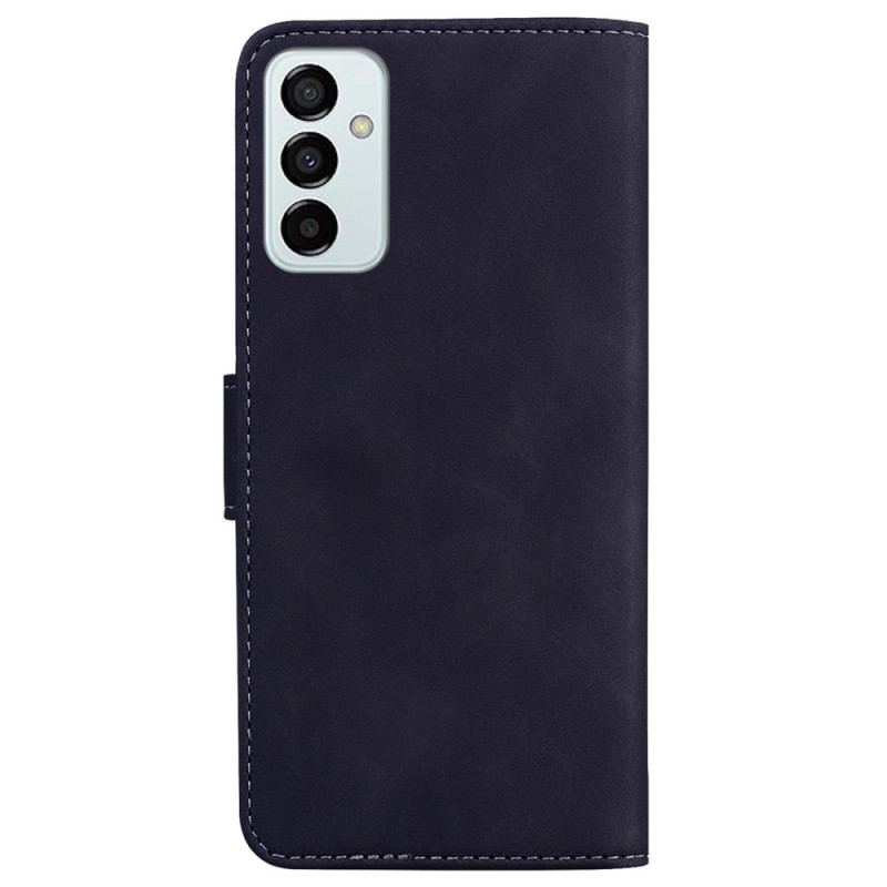 Housse Samsung Galaxy M13 Effet Cuir Couture