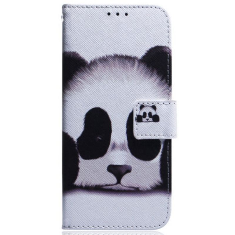 Housse Samsung Galaxy M13 Panda à Lanière