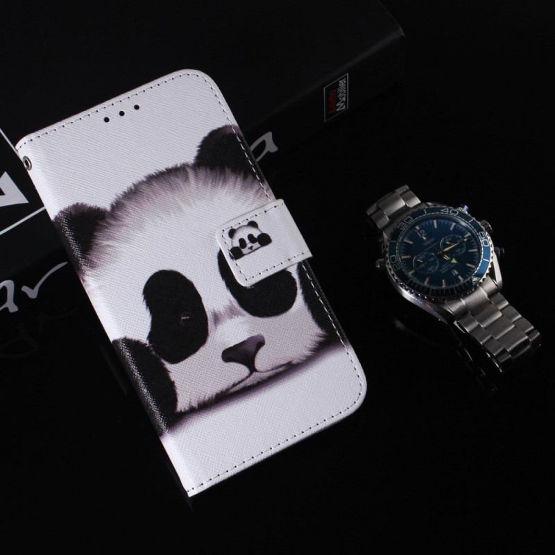 Housse Samsung Galaxy M13 Panda à Lanière