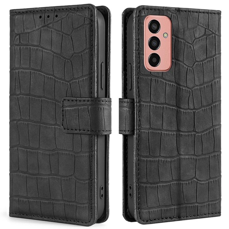 Housse Samsung Galaxy M13 Style Peau de Crocodile