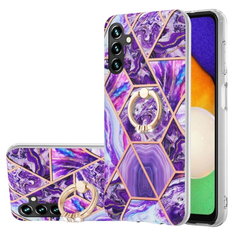 Coque A54 5G Marbre avec Anneau-Support