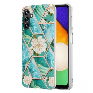 Coque Samsung Galaxy A54 5G Marbrée Florale