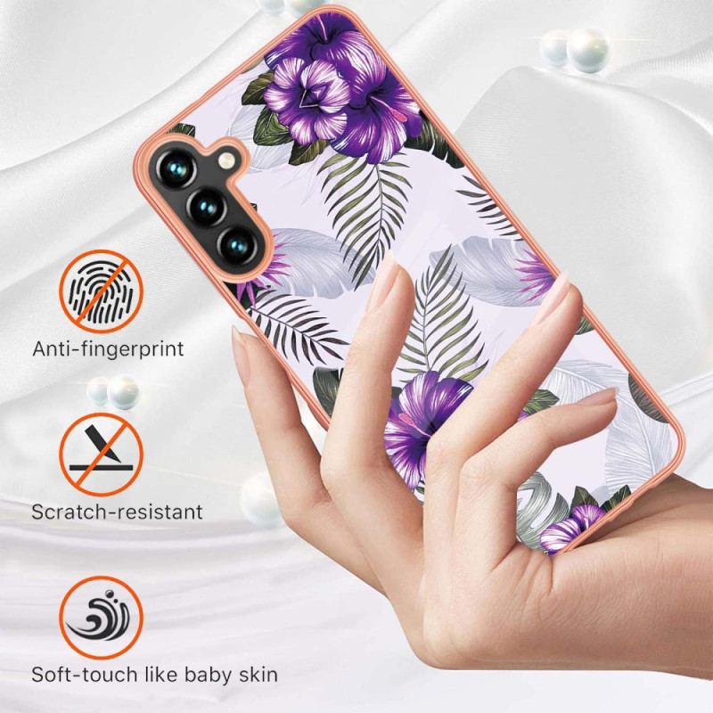 Coque Samsung Galaxy A54 5G Marbrée Florale