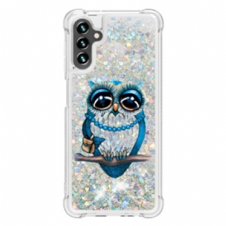 Coque Samsung Galaxy A54 5G Paillettes Miss Hibou