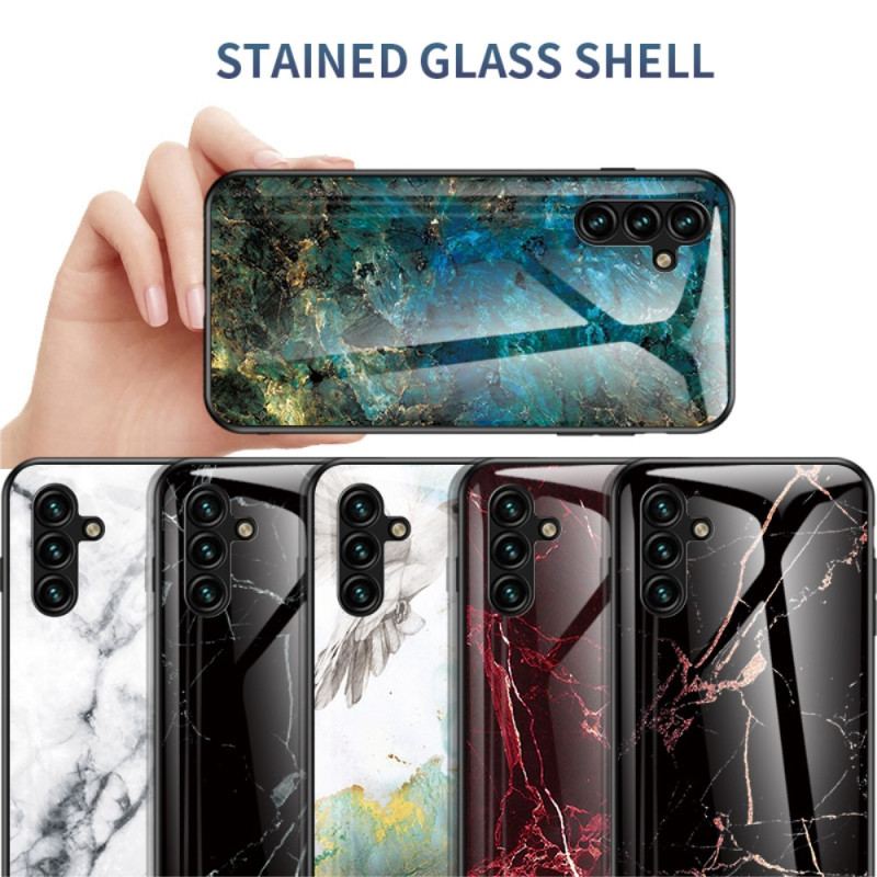 Coque Samsung Galaxy A54 5G Verre Trempé Marble Colors