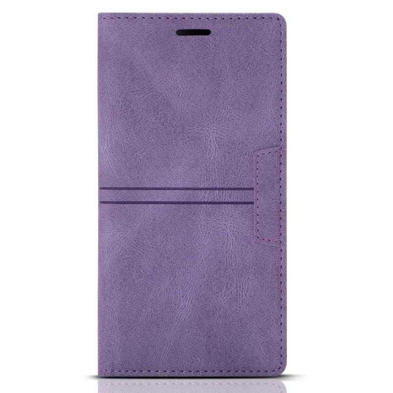 Flip Cover Samsung Galaxy A54 5G Style Cuir Couture