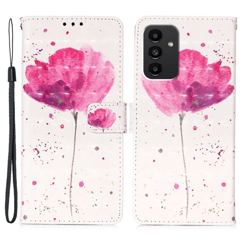 Housse Samsung Galaxy A13 Tigre Coquelicot Lanière