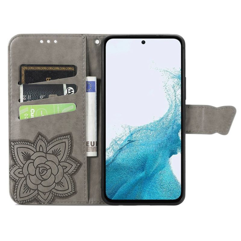 Housse Samsung Galaxy A54 5G Papillon Baroque