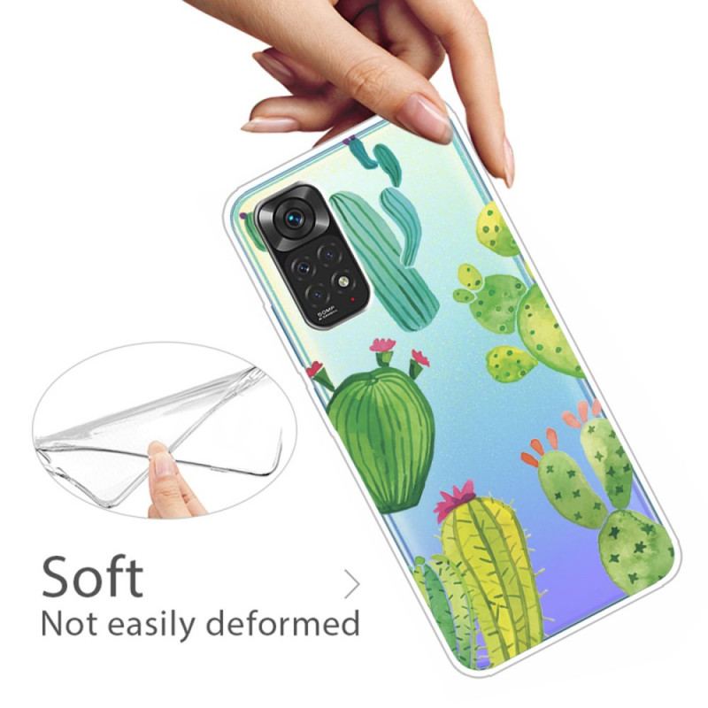 Coque Xiaomi Redmi Note 11 / 11s Cactus Aquarelle